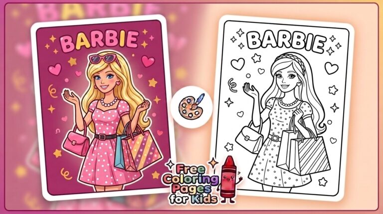 barbie coloring pages