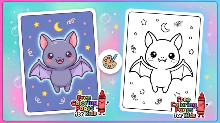 bat coloring pages