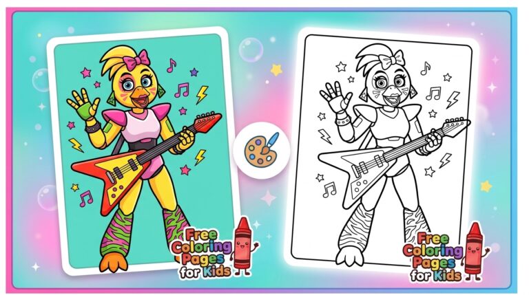 fnaf coloring pages