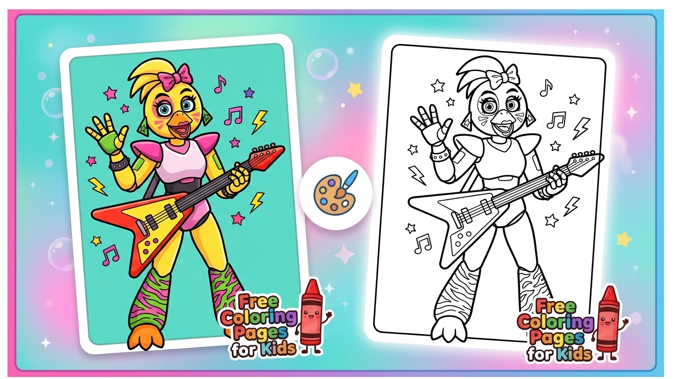 fnaf coloring pages