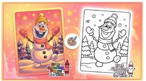 frozen coloring pages