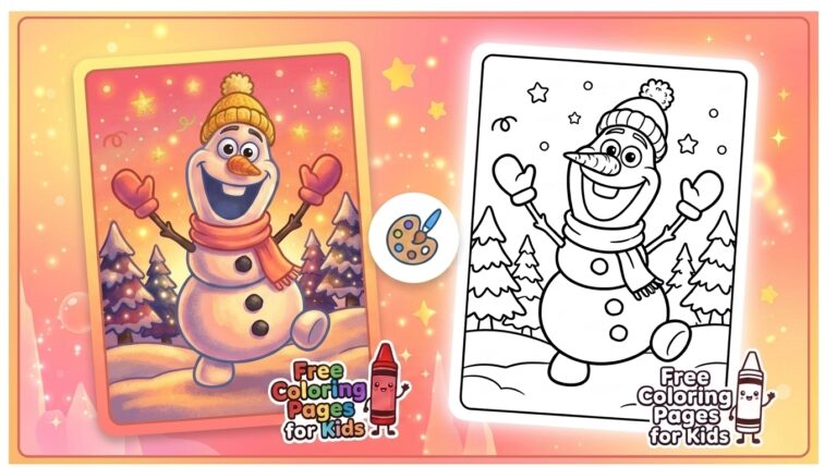 frozen coloring pages